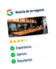 Reseña estilo Google